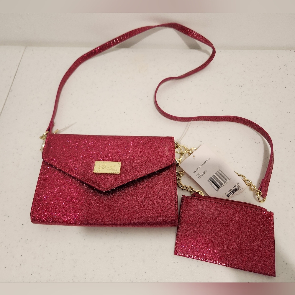 Luv Betsey Wallet and Card Case Red
